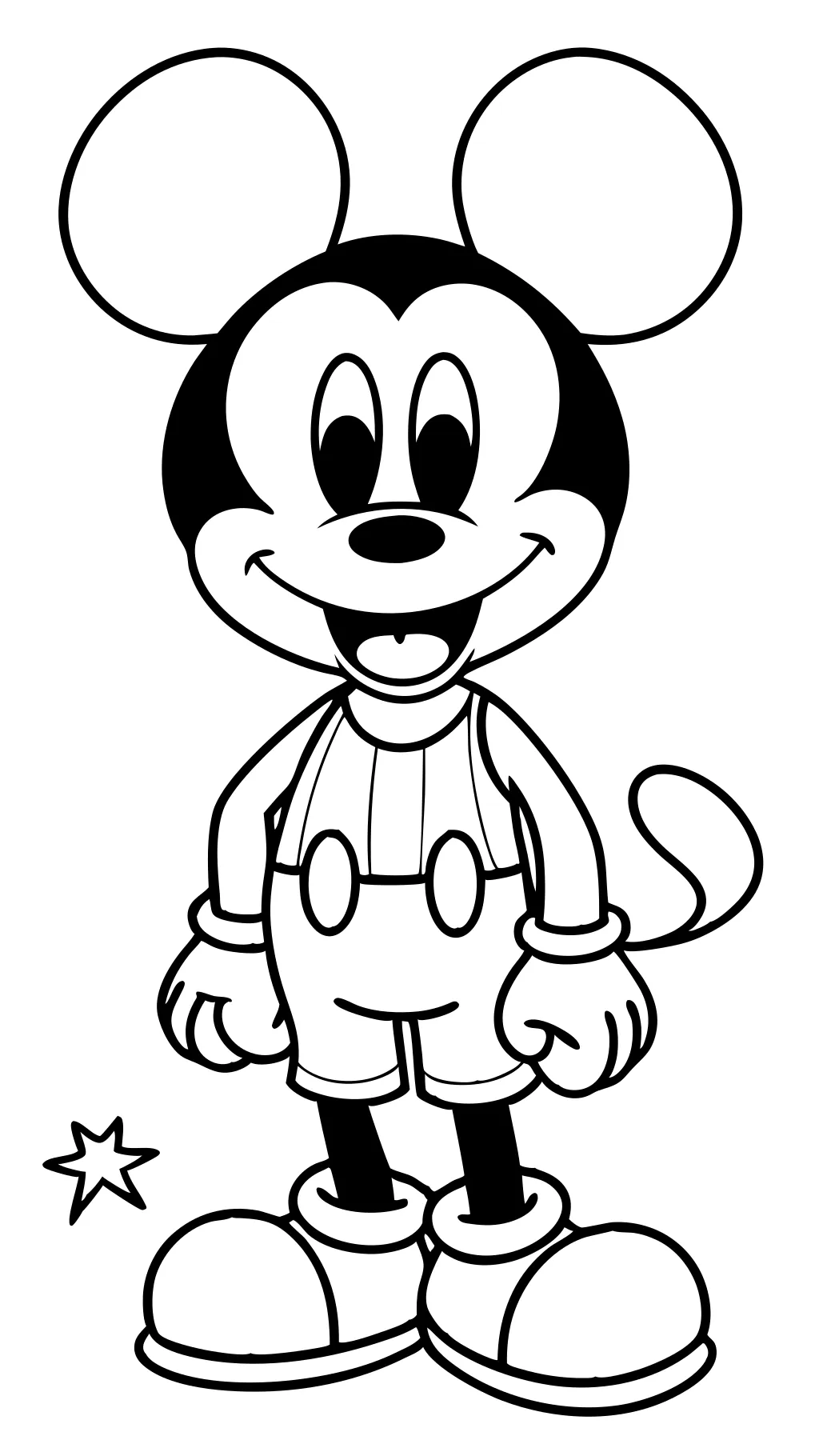 Página de color de Mickey Mouse